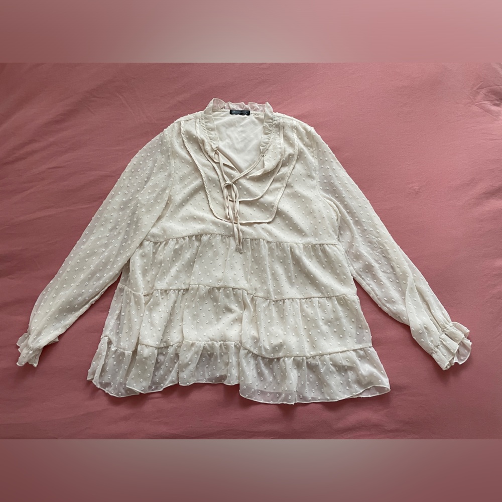 Pretty Garden Long Sleeve Blouse